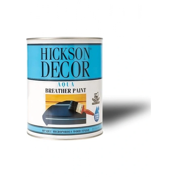 HEMEL Hickson Decor Aqua Breather Paint Nefes Alan Polar White Beyaz Yarı Mat 1 Lt