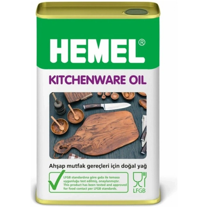 Hemel Kitchenware Oil Clear Şeffaf Ahşap Mutfak Gereçleri Yağı 0,175 ml