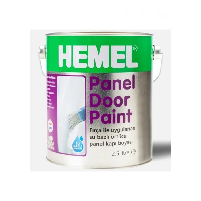 HEMEL Panel Door Paint P.White 2.5 Litre