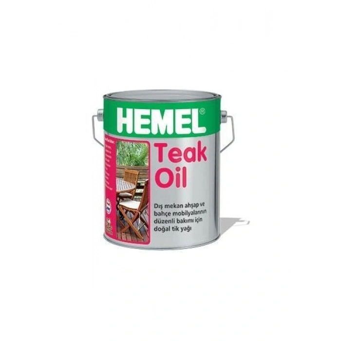HEMEL Teak Oil 1. Sınıf Tik Yağı 2,5 Litre