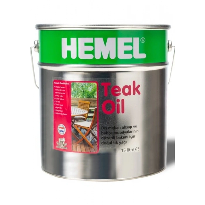 Hemel Teak Oil Tik Yağı 15 Lt