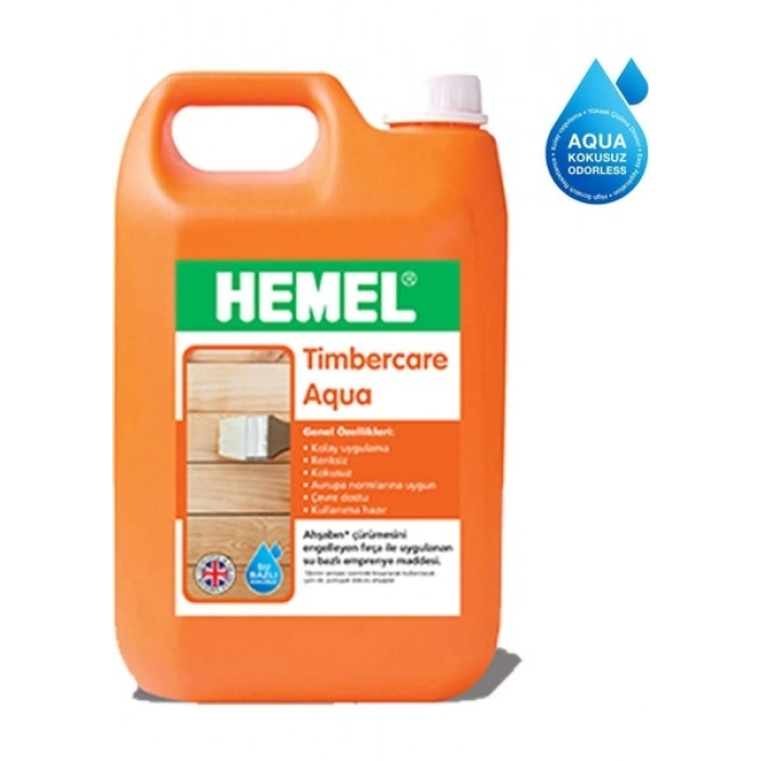 Hemel Timbercare Aqua Emprenye 5 Litre Şeffaf