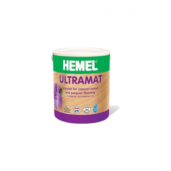 Hemel Ultramat Tek Komponentli Su Bazlı Parke Cilası - 2,5 Lt