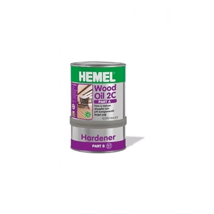 Hemel Wood Oil 2C Set Yağ İç Mekan 0,90 Lt