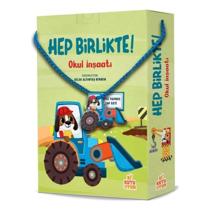 Hep Birlikte! - Okul İnşaatı (Kitap ve Oyun Seti)