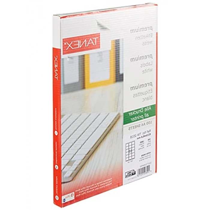 Her Pakette 100 Sayfa Beyaz Etiket, Davetiye ve Kargo İçin