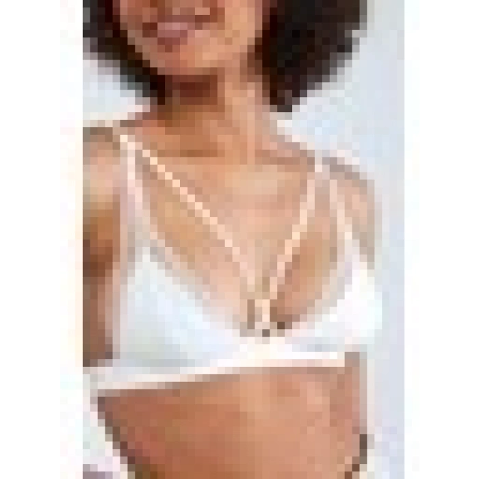 Herita Beyaz Pure Fides Dantelli Bralet