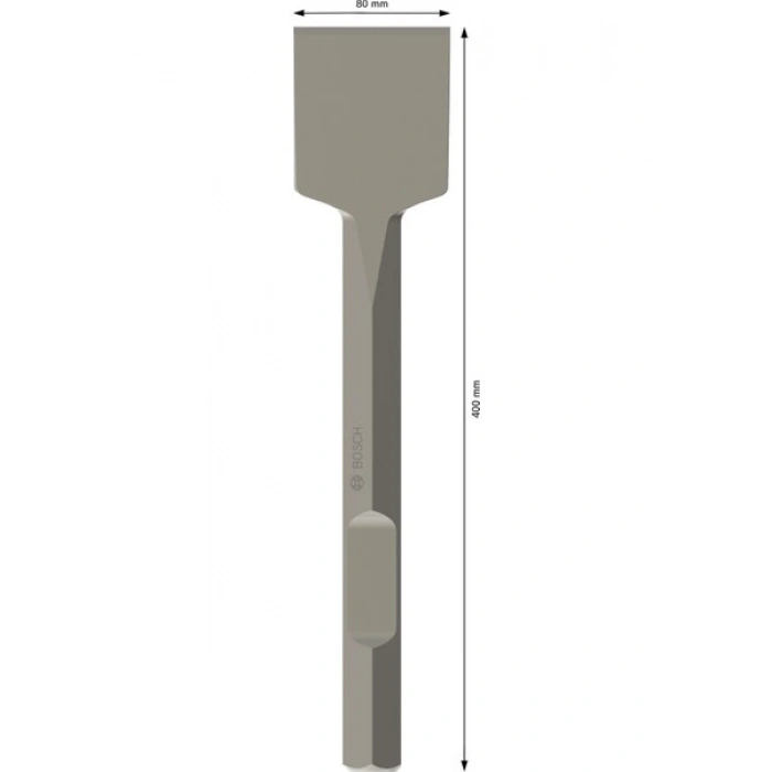 Hex 28MM Şaft Yassı Keski 400*80 mm