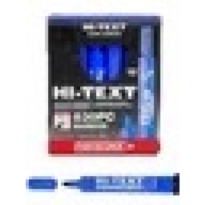 Hi-Text Permanent 830PC Kesik Uçlu Mavi Markör Kalem 12li
