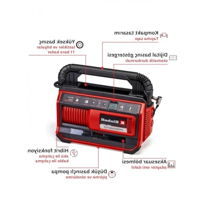 Hibrit Kompresör, 18V - 11 Bar Basınç