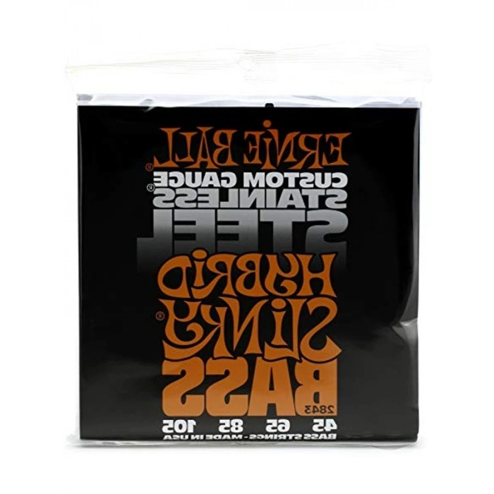 Hibrit Slinky paslanmaz çelik elektrik bas telleri, 45-105 ölçü