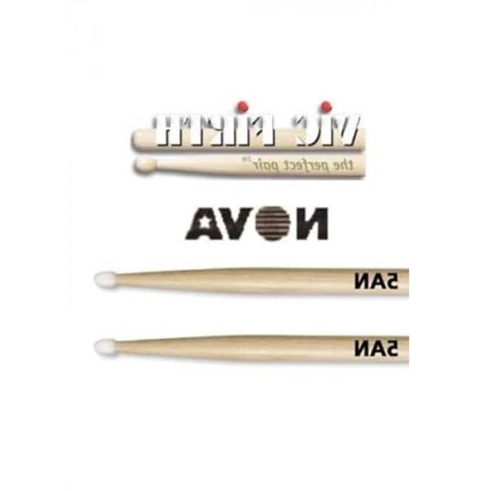 Hıckory Malzemeden Yapılmış 5A Nylon Tıp Baget, 16X0.565 Boyut