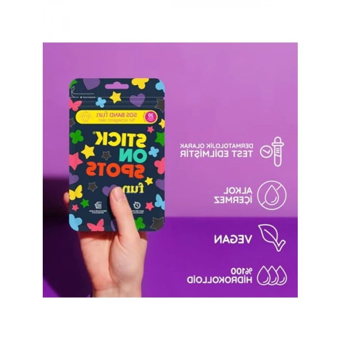 Hidrokolloid Sivilce Bandı, 20 Adet, Akne Tedavisi