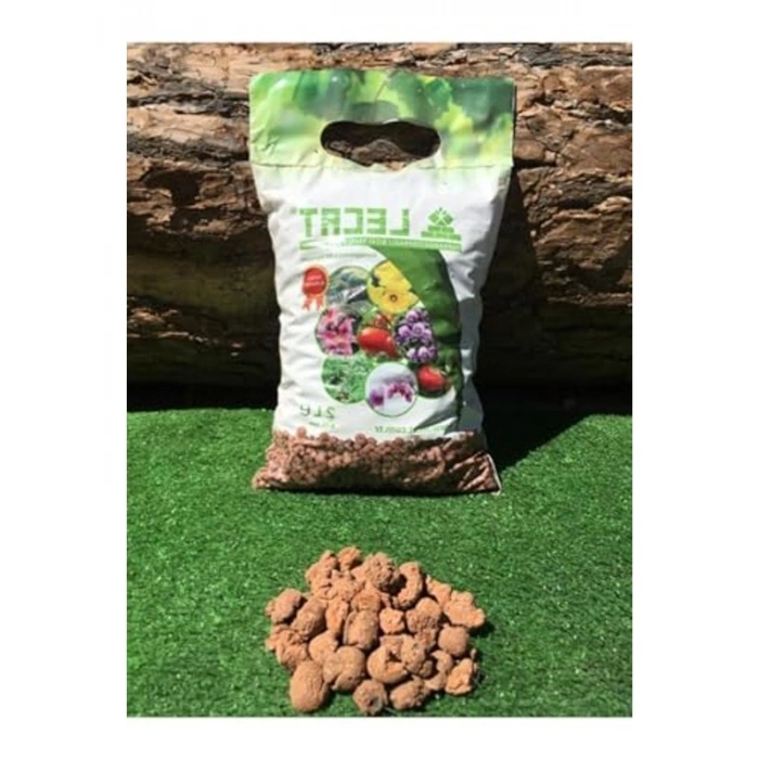 Hidroponik Kil Bilyesi Seti, 2 Lt ve 8-16 mm Boyutları ile