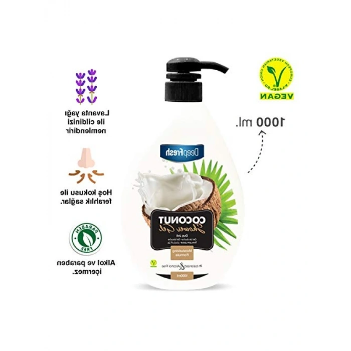 Hindistan Cevizi Yağlı Duş Jeli - 1 L