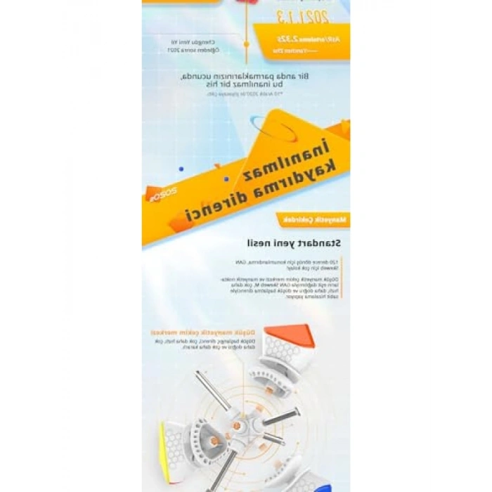 Hız Küpü - 8 Mıknatısla Geliştirilmiş Skewb