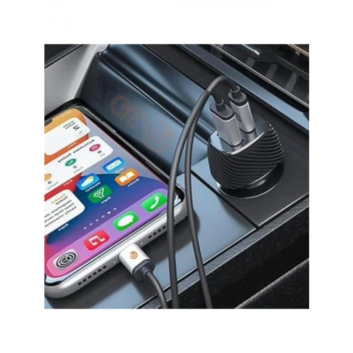 Hızlı Araç Şarj Cihazı 38W USB ve PD Girişli