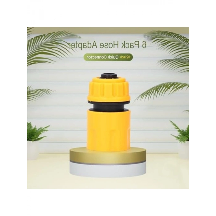 Hızlı Bağlantı Hortum Ucu Konektör Seti - 6 Adet