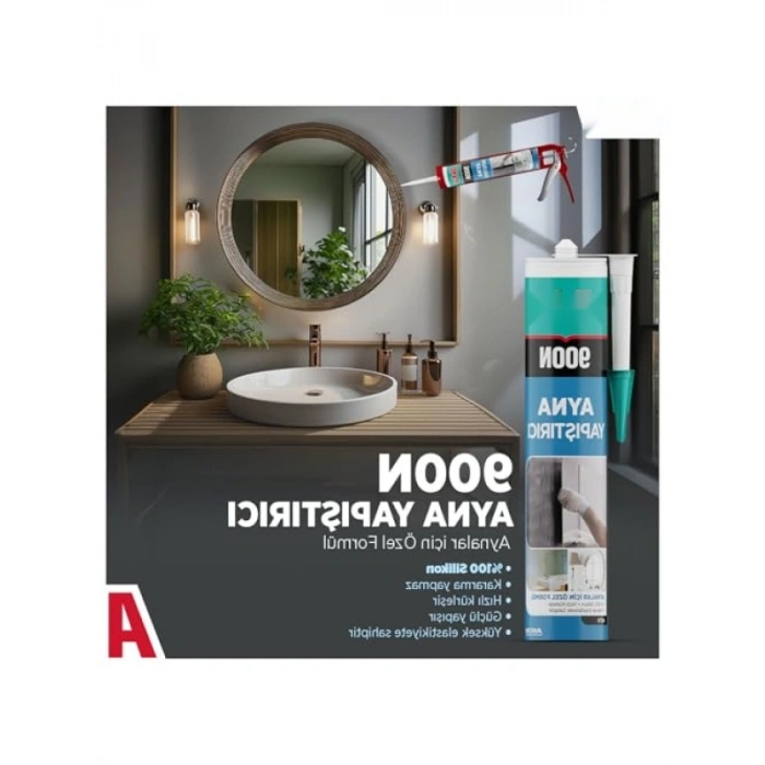 Hızlı Kürleşen Nötr Ayna Silikonu, %100 Silikon, Solvent İçermeyen