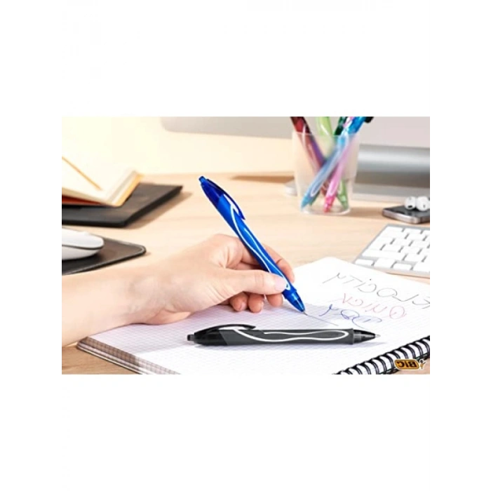 Hızlı Kuruyan 12li Jel Kalem Seti Mavi, 0.7 mm Uç