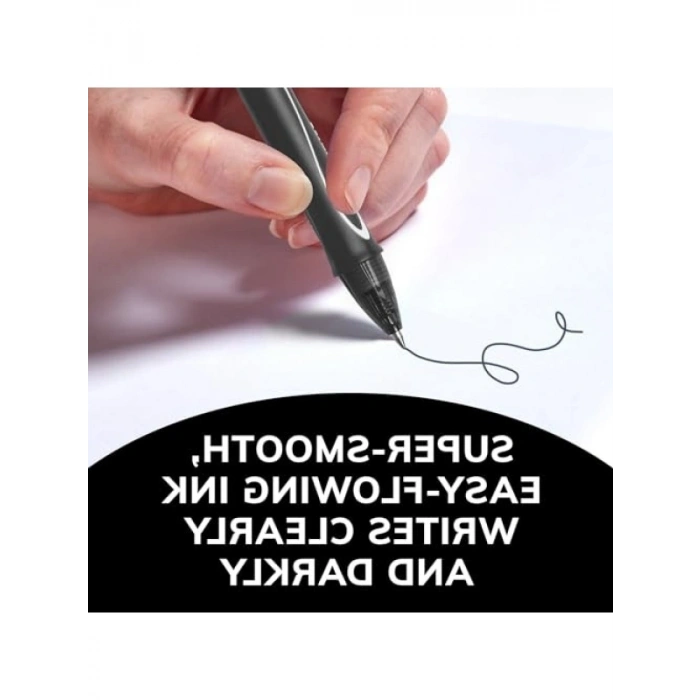 Hızlı Kuruyan Jel Kalem, 12li Kutu, Siyah