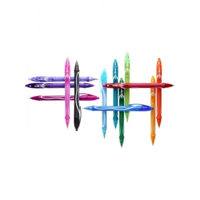 Hızlı Kuruyan Jel Kalem Seti, 12li Kutu, Mavi