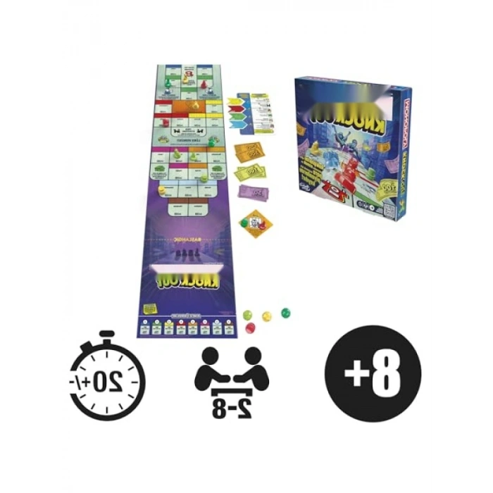 Hızlı ve Eğlenceli Monopoly Knockout Kutu Oyunu