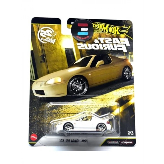 Hızlı ve Öfkeli Premium Metal Araba, 1994 Honda del Sol, 1:64 Ölçek