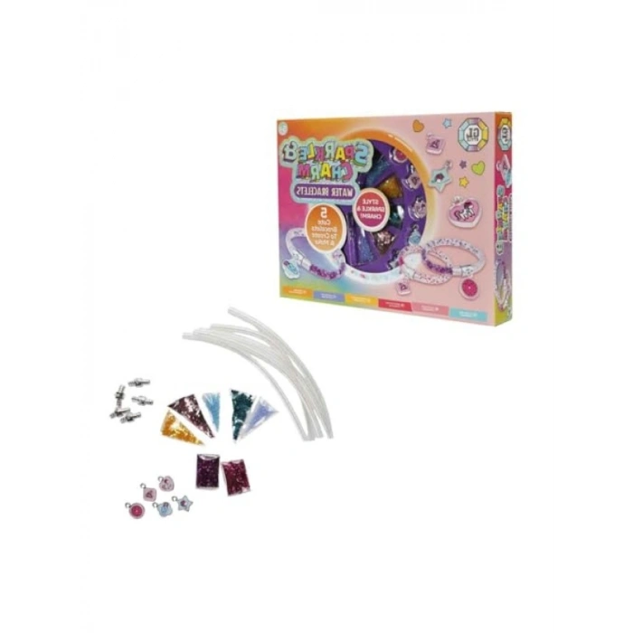 Hobi Seti - GL Glitter Aqua Bilezikler