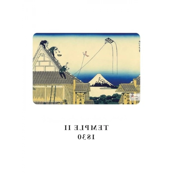 Hokusai Temalı A6 4lü Defter Seti - Çizgisiz, 192 Sayfa