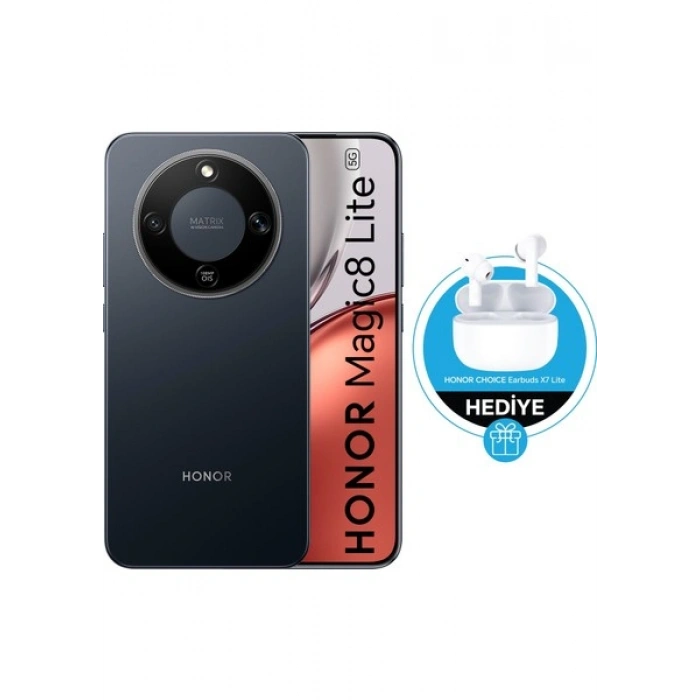 HONOR Magic 8 Lite 5G 256 GB 8 GB Ram (Honor Türkiye Garantili) Gece Siyahı