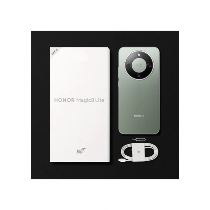 HONOR Magic 8 Lite 5G 256 GB 8 GB Ram (Honor Türkiye Garantili) Orman Yeşili