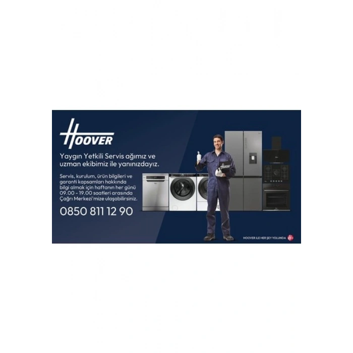 Hoover HODG5T718EW1 E Enerji Sınıfı 580 Lt No Frost Buzdolabı