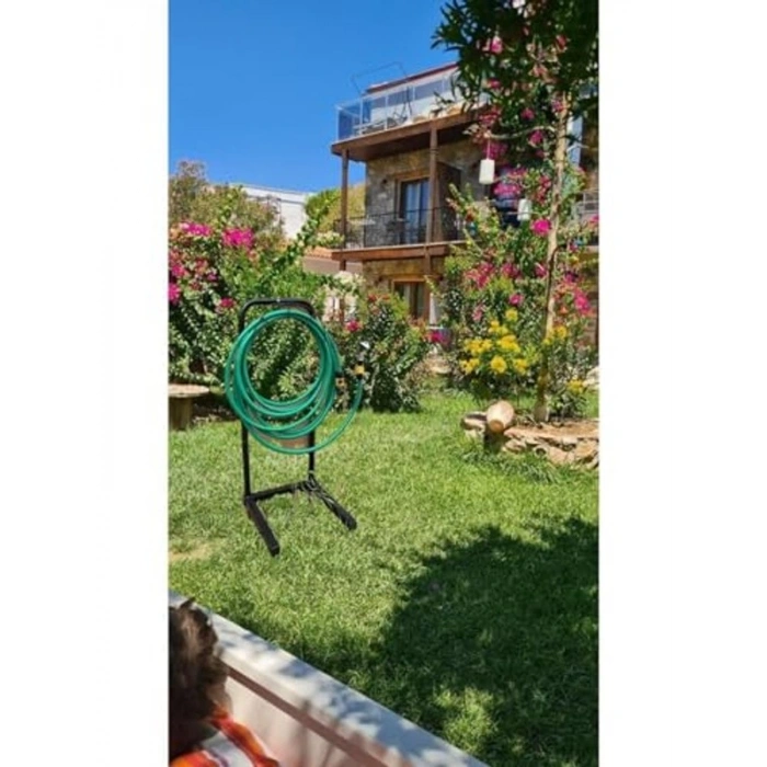Hortum Askı Aparatı, Su Hortumu Sarma Standı ile Kolay Depolama