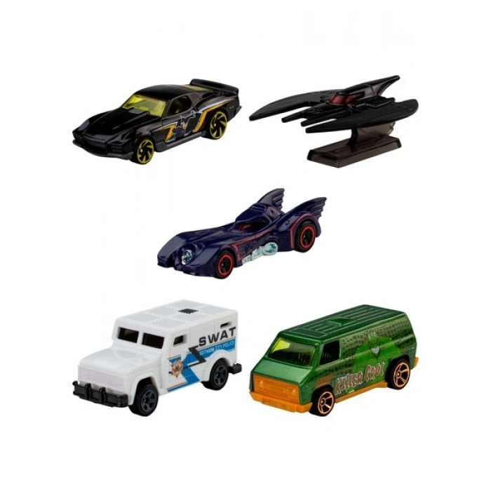 Hot Wheels® 5li Batman Araba Seti JLN10