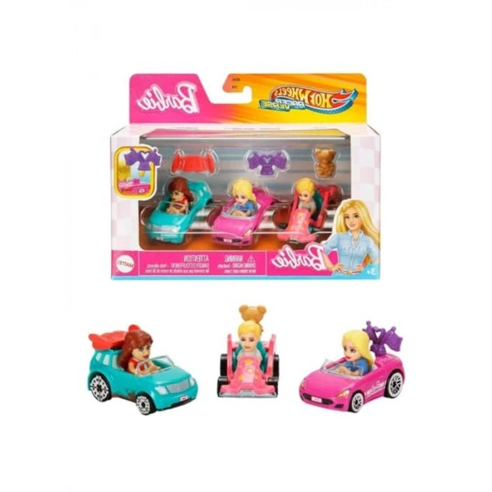 Hot Wheels Araba Seti, Eğlenceli Oyun Deneyimi için 3lü