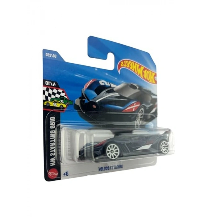 Hot Wheels Bugatti Bolide Modeli, Koyu Mavi Renk (1/64)