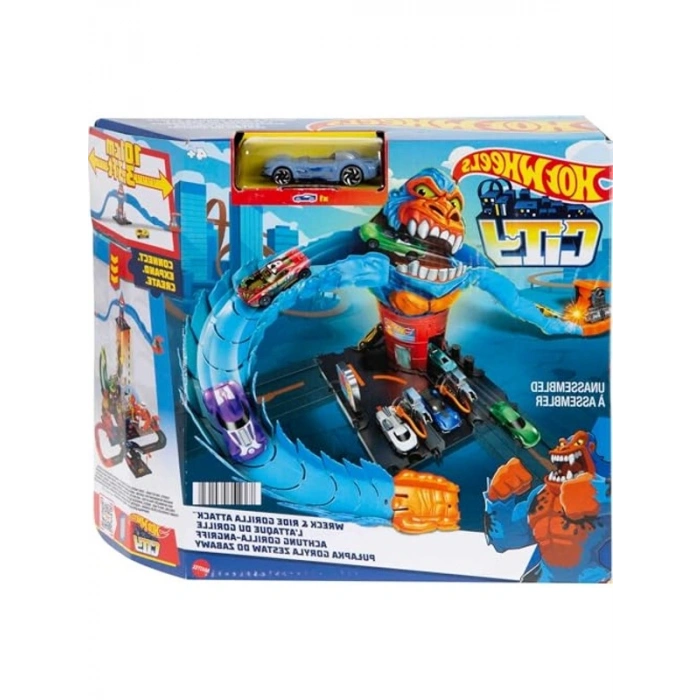 Hot Wheels Düşman Yaratıklar Oyun Seti, 1 Araba ve Eğlenceli Set
