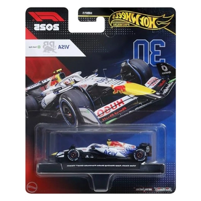 Hot Wheels F1 Racing Bulls Lawson 1:64 ölçekli, JKD79