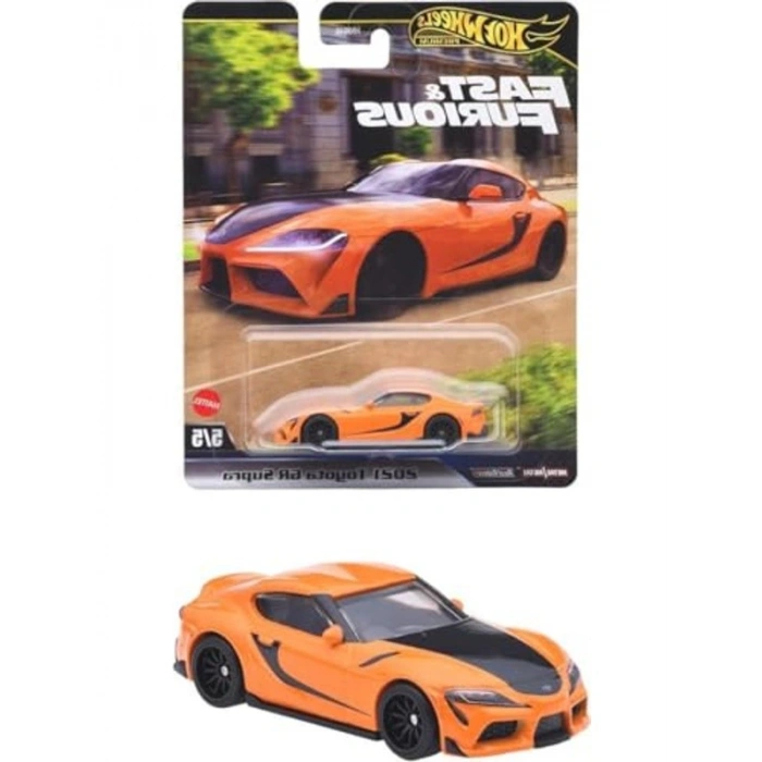 Hot Wheels Fast-Furious Premium Araba 2021 TOYOTA GR SUPRA HNW46 - JBM00