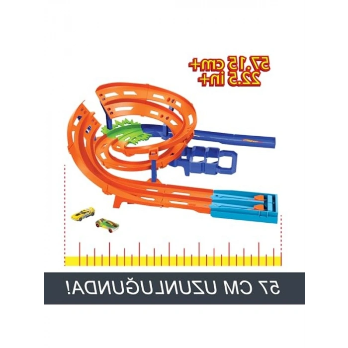 Hot Wheels İkili Yarış ve Akrobasi Pisti, Kolay Saklama İmkanlı