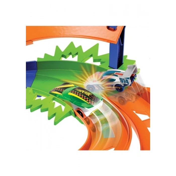 Hot Wheels Ikili Yarış ve Akrobasi Pisti Oyun Seti HTK17
