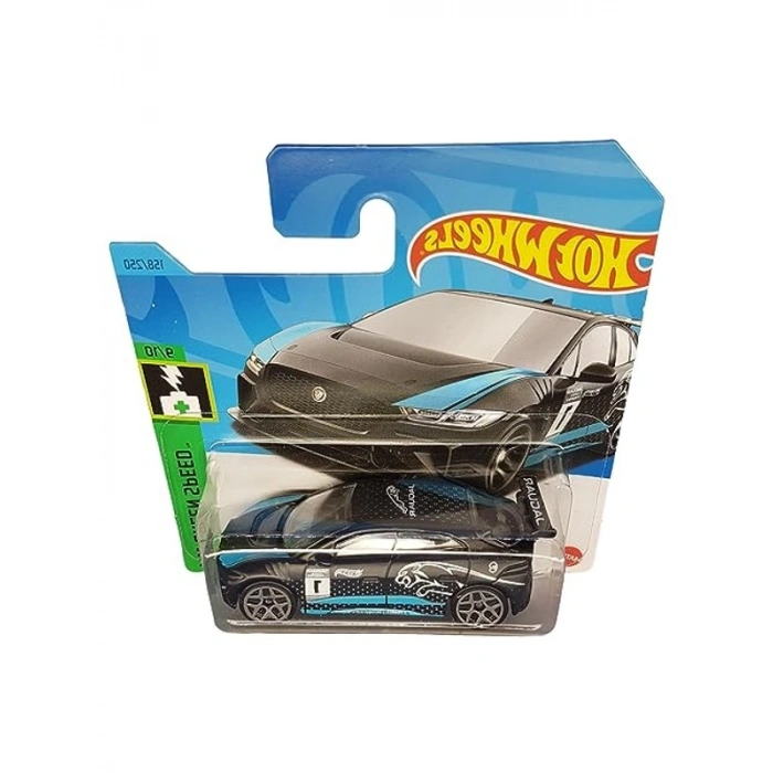 Hot Wheels - Jaguar I-Pace eTrophy - HW Green Speed 9/10 - HKH60 - Short Card - Siyah - Mattel 2023