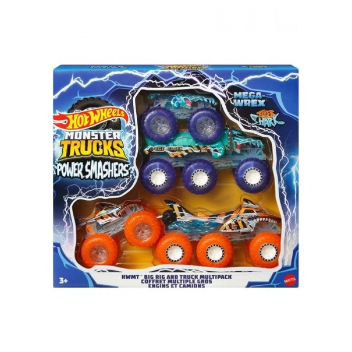 Hot Wheels Monster Trucks Power Smashers Çoklu Paket HYJ29