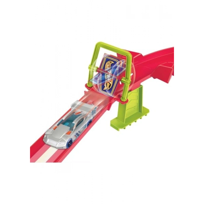 Hot Wheels Neon Yarışlar Çoklu Yarış Heyecanı Pist Seti 5-7 Yaş İçin Motorlu İticili