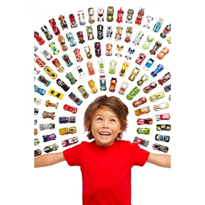 Hot Wheels Oyuncak Araba Koleksiyonu, 1:64 Ölçek ve Çeşitli Renk Seçenekleri