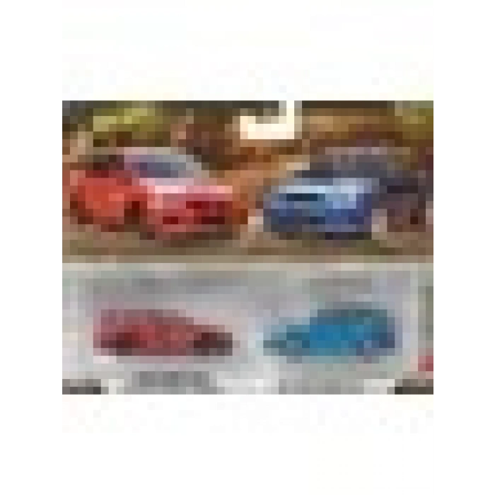 Hot Wheels Premium Car Culture 2005 Mitsubishi Lancer & 2004 Subaru Forester JHW46