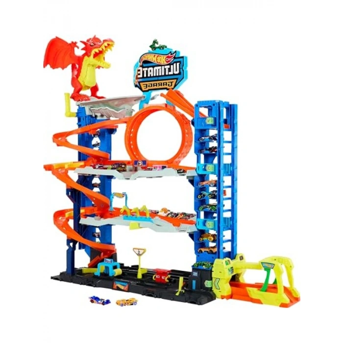 Hot Wheels Şehri Ultimate Garaj ile Eğlenceli Oyun Deneyimi, 1:64 Ölçekli Arabalar