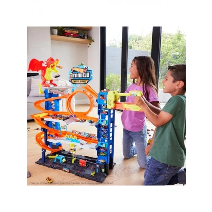 Hot Wheels Şehri Ultimate Garaj ile Eğlenceli Oyun Deneyimi, 1:64 Ölçekli Arabalar
