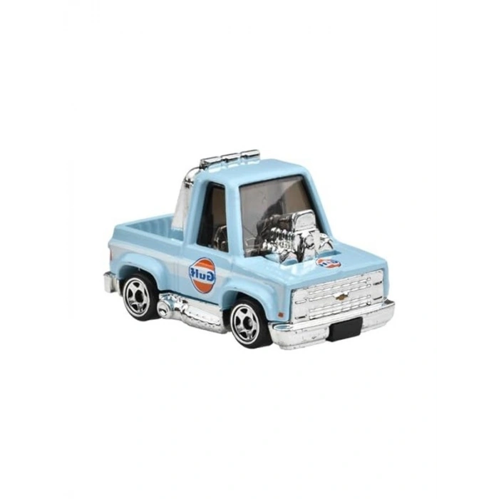 Hot Wheels Silver Series Tooned Gulf Racing - Toond 83 Chevy Silverado JCB64